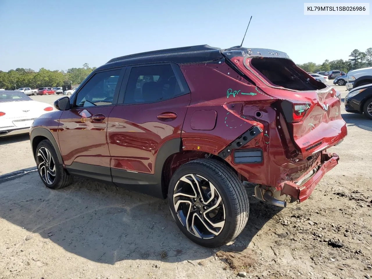 KL79MTSL1SB026986 2025 Chevrolet Trailblazer Rs