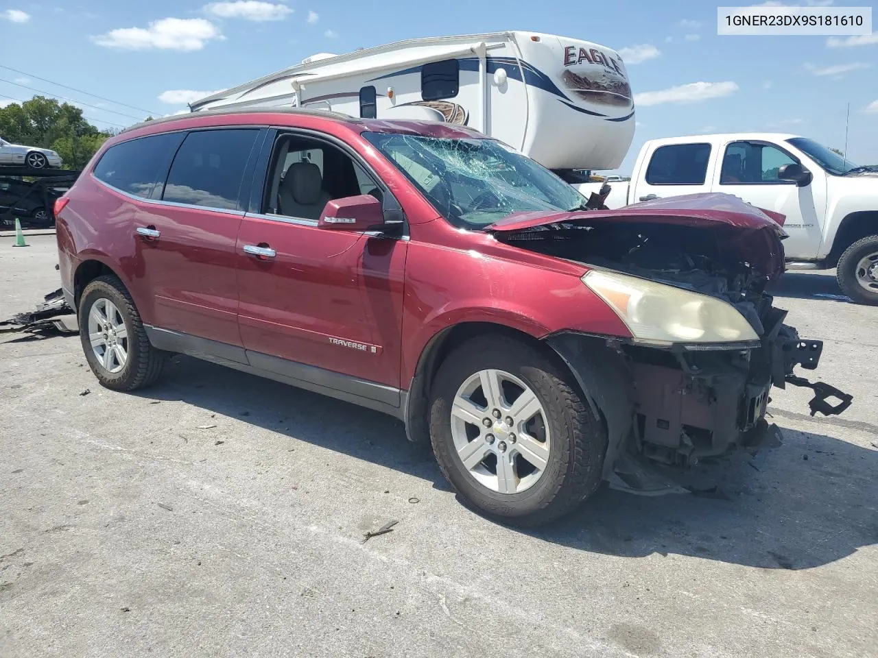 2009 Chevrolet Traverse Lt VIN: 1GNER23DX9S181610 Lot: 68282264