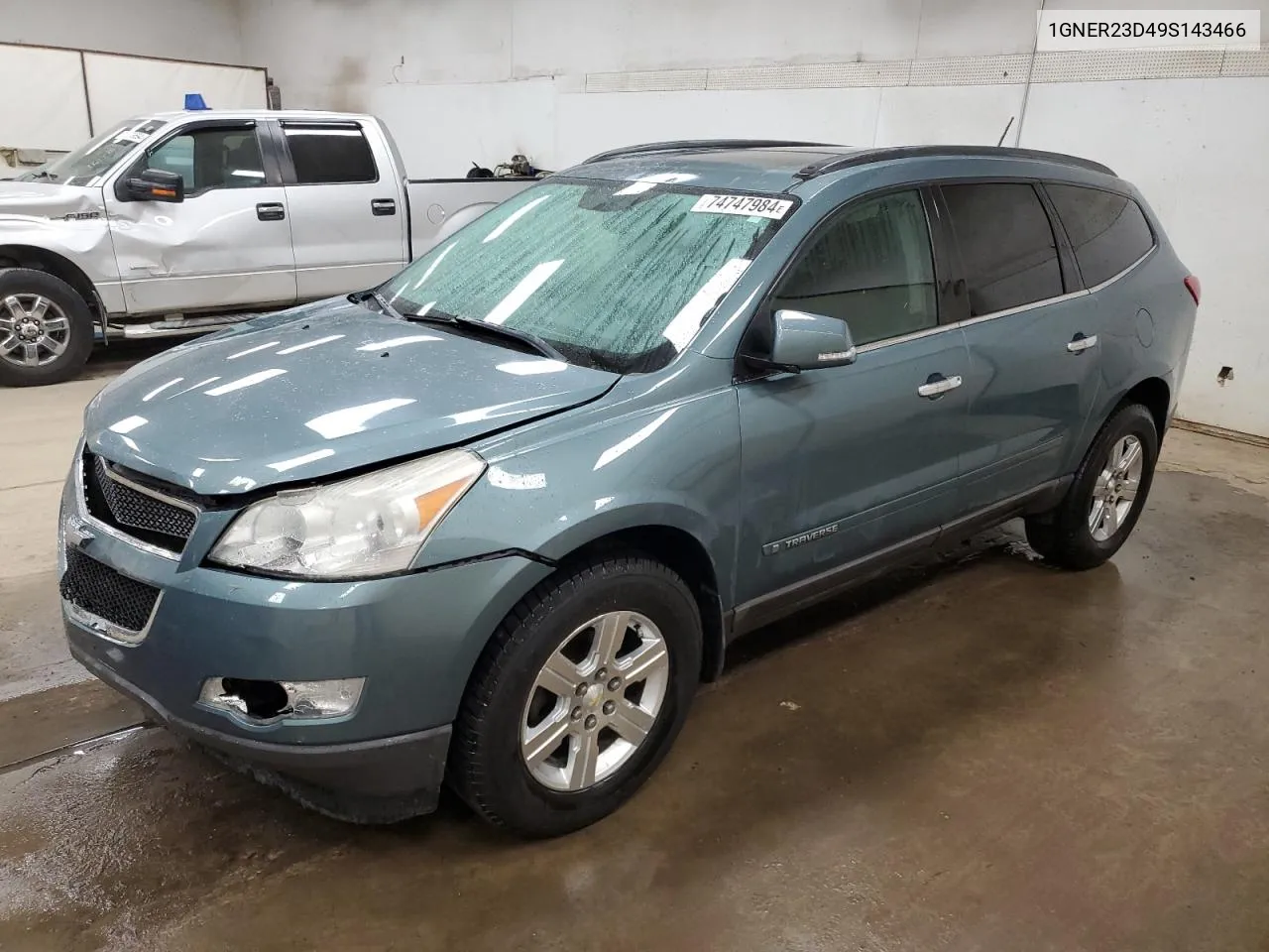 2009 Chevrolet Traverse Lt VIN: 1GNER23D49S143466 Lot: 74747984