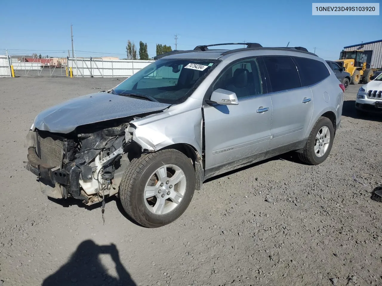 2009 Chevrolet Traverse Lt VIN: 1GNEV23D49S103920 Lot: 74754204