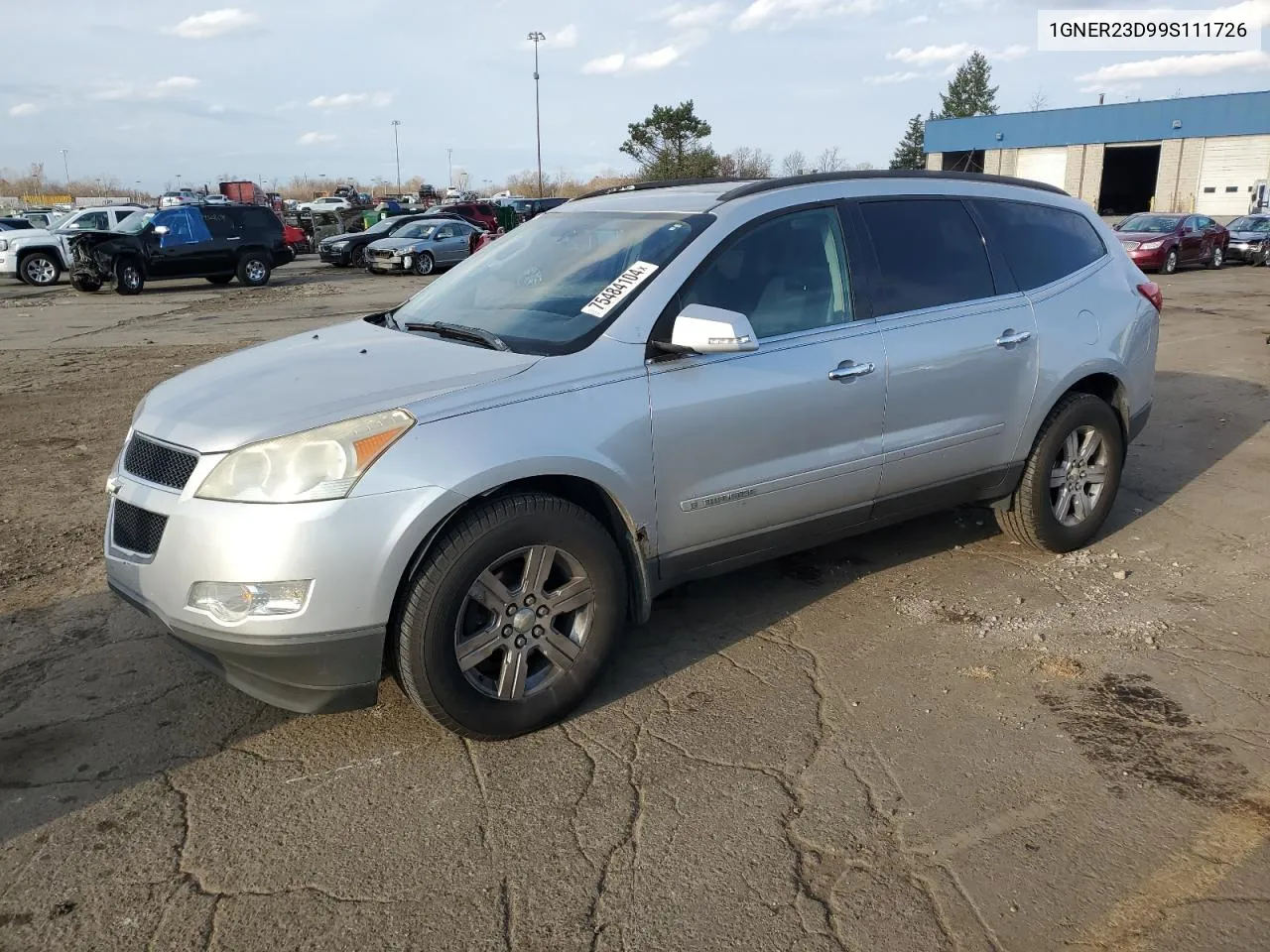 2009 Chevrolet Traverse Lt VIN: 1GNER23D99S111726 Lot: 75484104