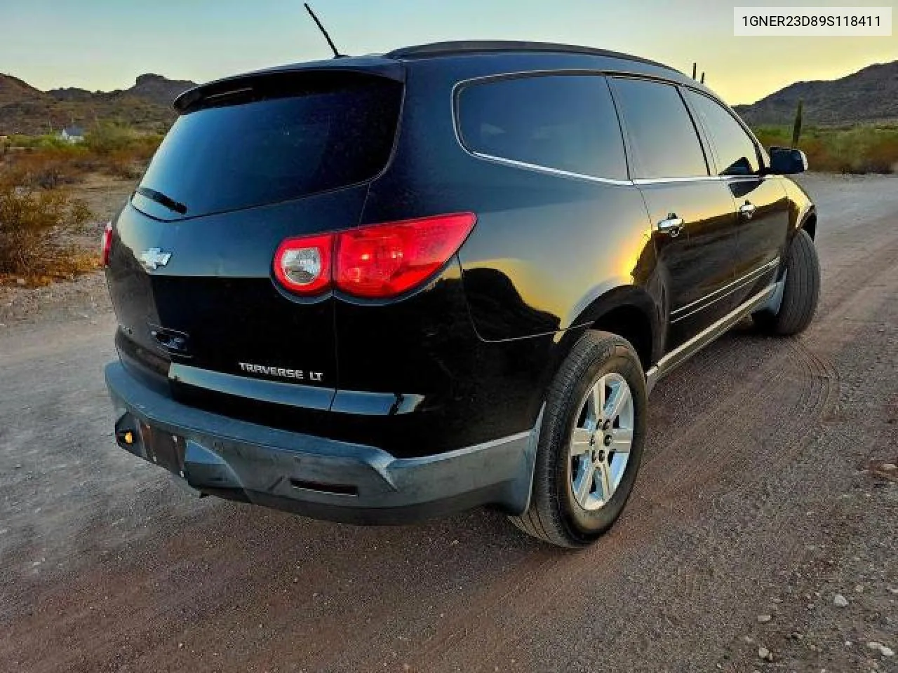 2009 Chevrolet Traverse Lt VIN: 1GNER23D89S118411 Lot: 78549194