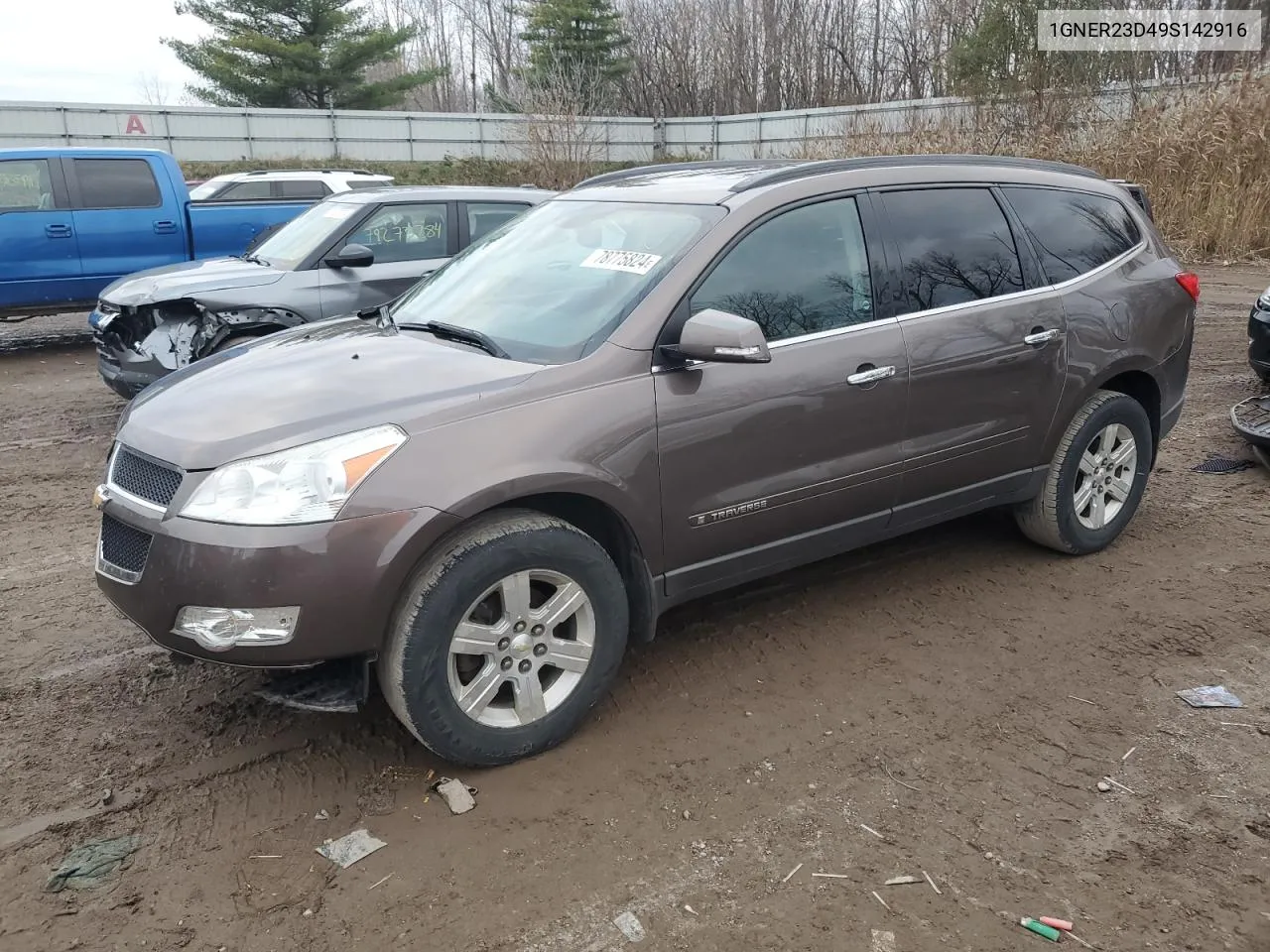 2009 Chevrolet Traverse Lt VIN: 1GNER23D49S142916 Lot: 78775824