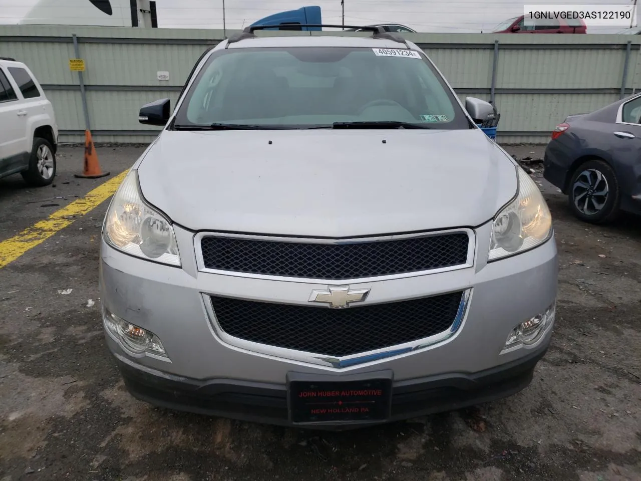 2010 Chevrolet Traverse Lt VIN: 1GNLVGED3AS122190 Lot: 40591234