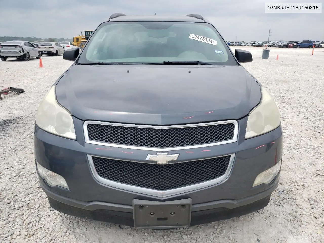 2010 Chevrolet Traverse Lt VIN: 1GNKRJED1BJ150316 Lot: 52476104