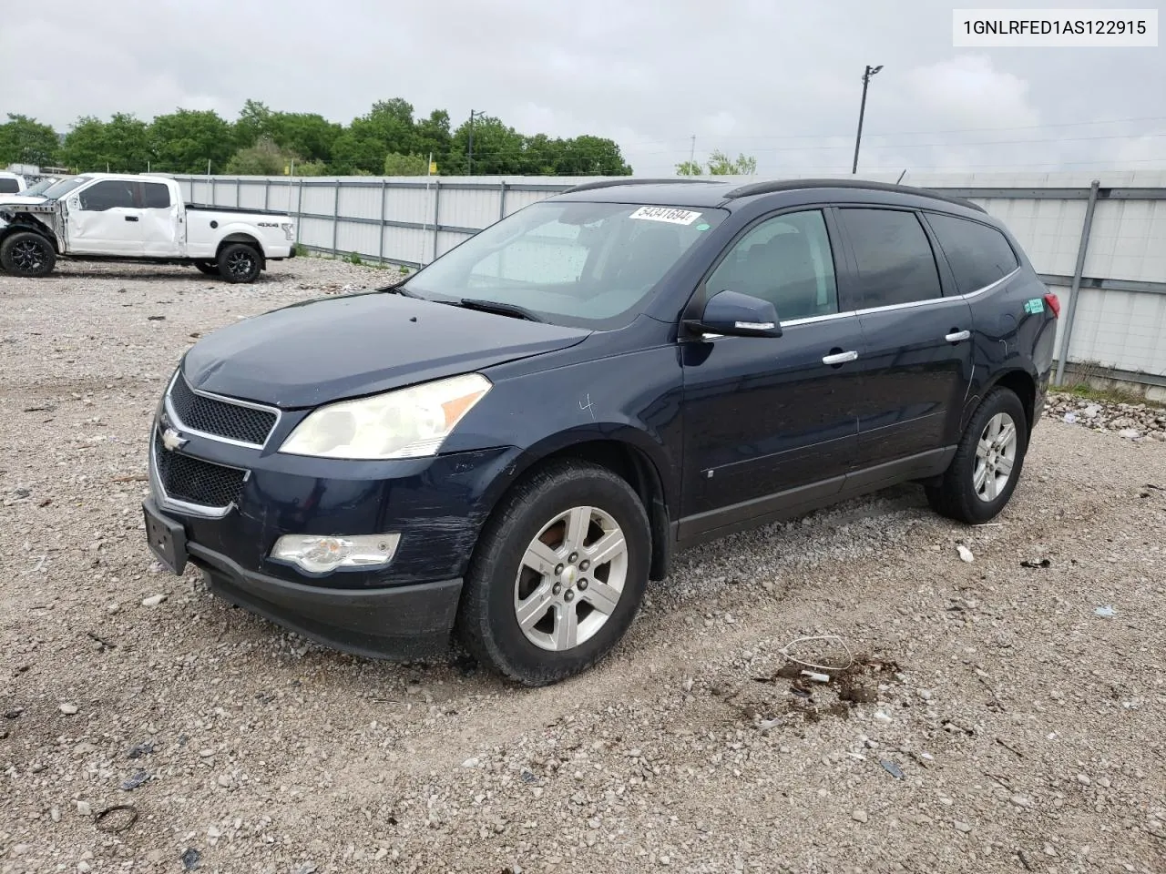 2010 Chevrolet Traverse Lt VIN: 1GNLRFED1AS122915 Lot: 54341694