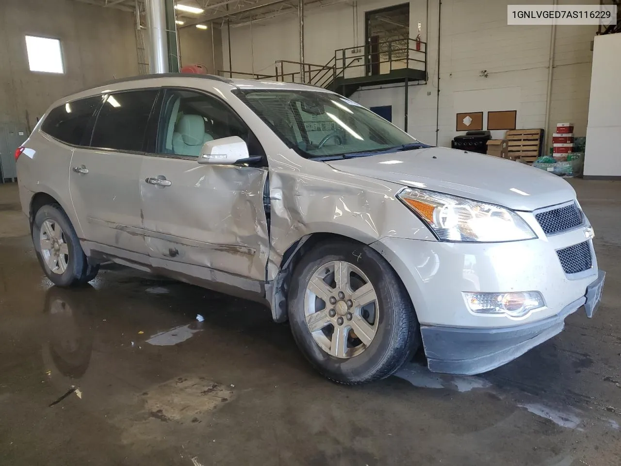 2010 Chevrolet Traverse Lt VIN: 1GNLVGED7AS116229 Lot: 62918284