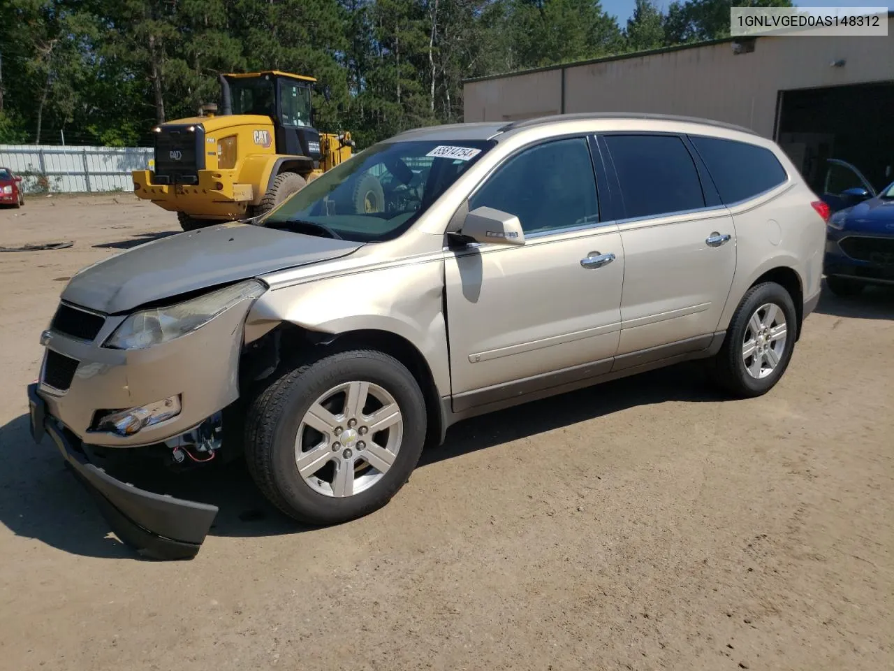 2010 Chevrolet Traverse Lt VIN: 1GNLVGED0AS148312 Lot: 65814754