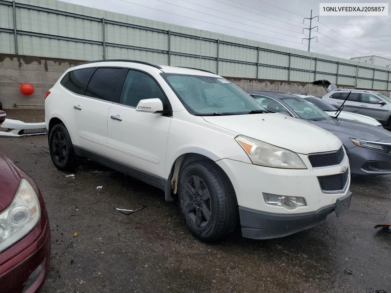 2010 Chevrolet Traverse Lt VIN: 1GNLVFEDXAJ205857 Lot: 68019624