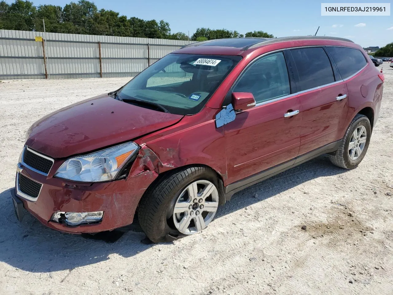 2010 Chevrolet Traverse Lt VIN: 1GNLRFED3AJ219961 Lot: 68084614