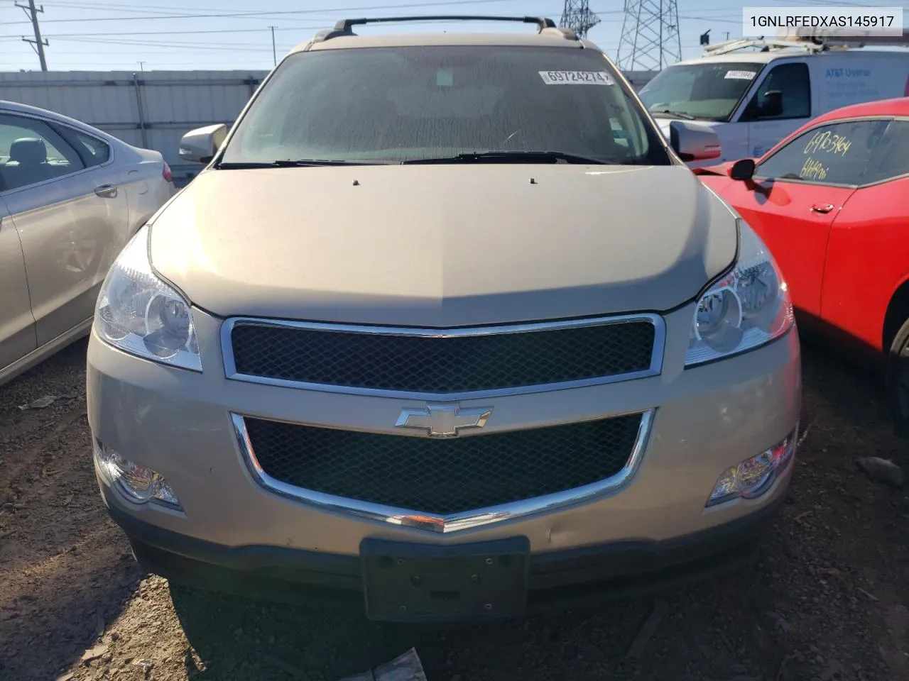 2010 Chevrolet Traverse Lt VIN: 1GNLRFEDXAS145917 Lot: 69724274