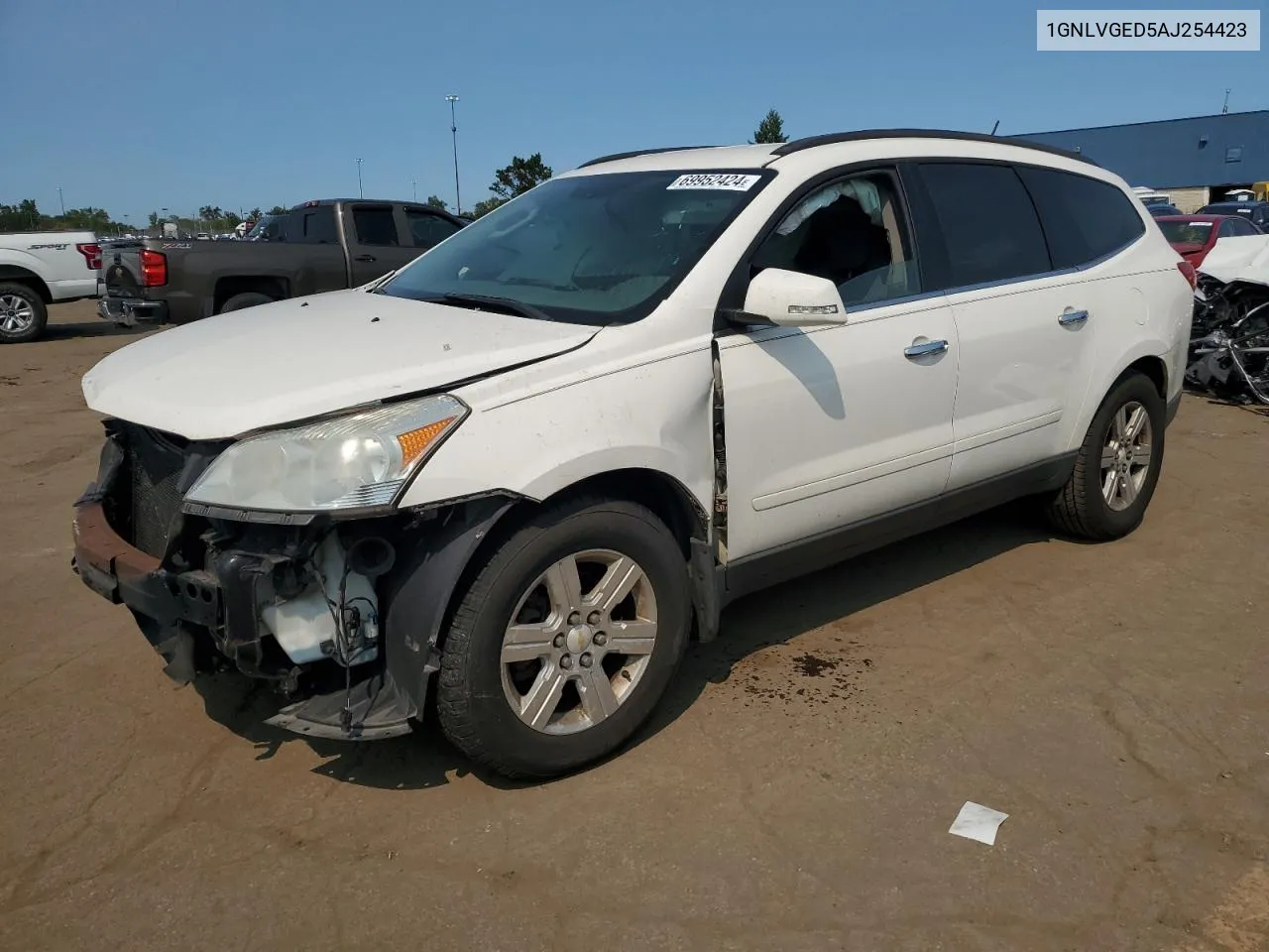 2010 Chevrolet Traverse Lt VIN: 1GNLVGED5AJ254423 Lot: 69952424