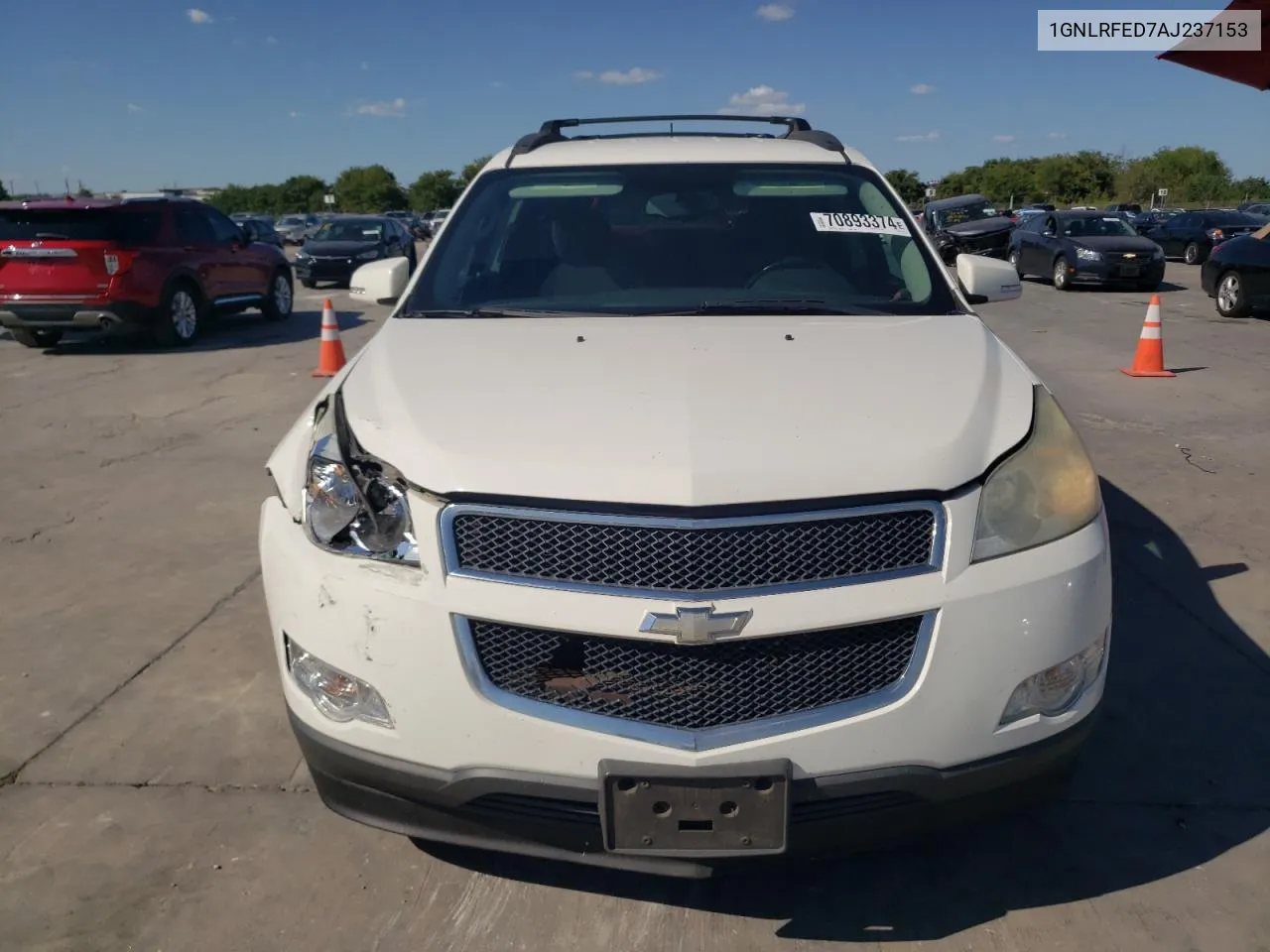 2010 Chevrolet Traverse Lt VIN: 1GNLRFED7AJ237153 Lot: 70893374