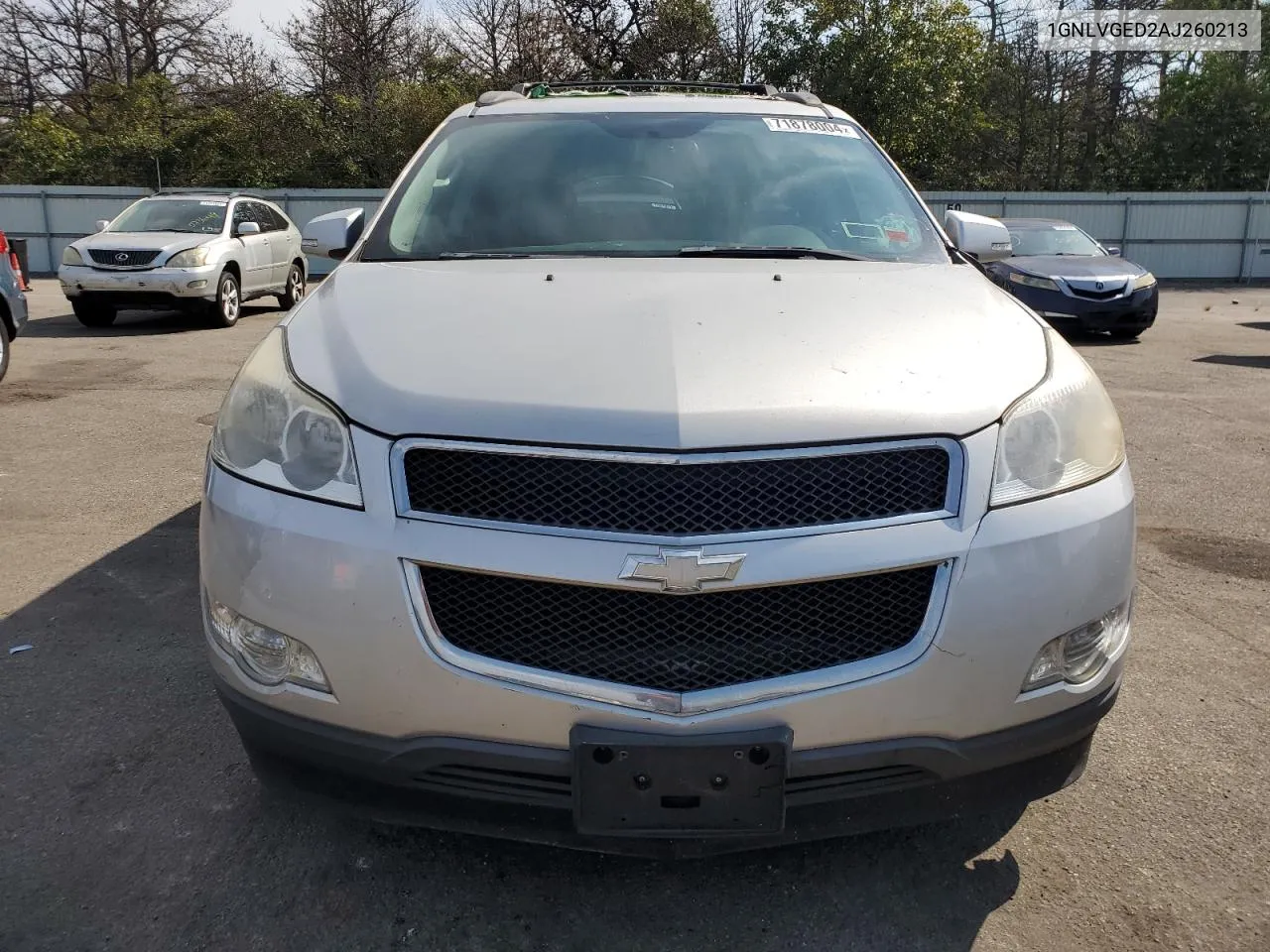 2010 Chevrolet Traverse Lt VIN: 1GNLVGED2AJ260213 Lot: 71878004