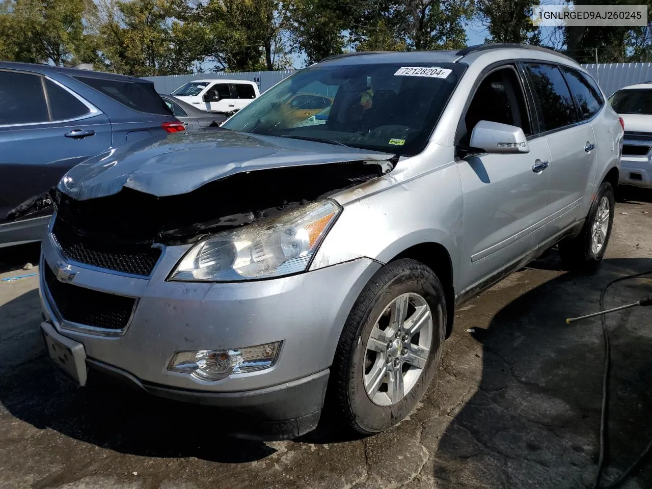 2010 Chevrolet Traverse Lt VIN: 1GNLRGED9AJ260245 Lot: 72128204