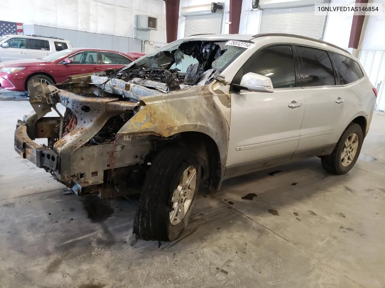 2010 Chevrolet Traverse Lt VIN: 1GNLVFED1AS146854 Lot: 75512714