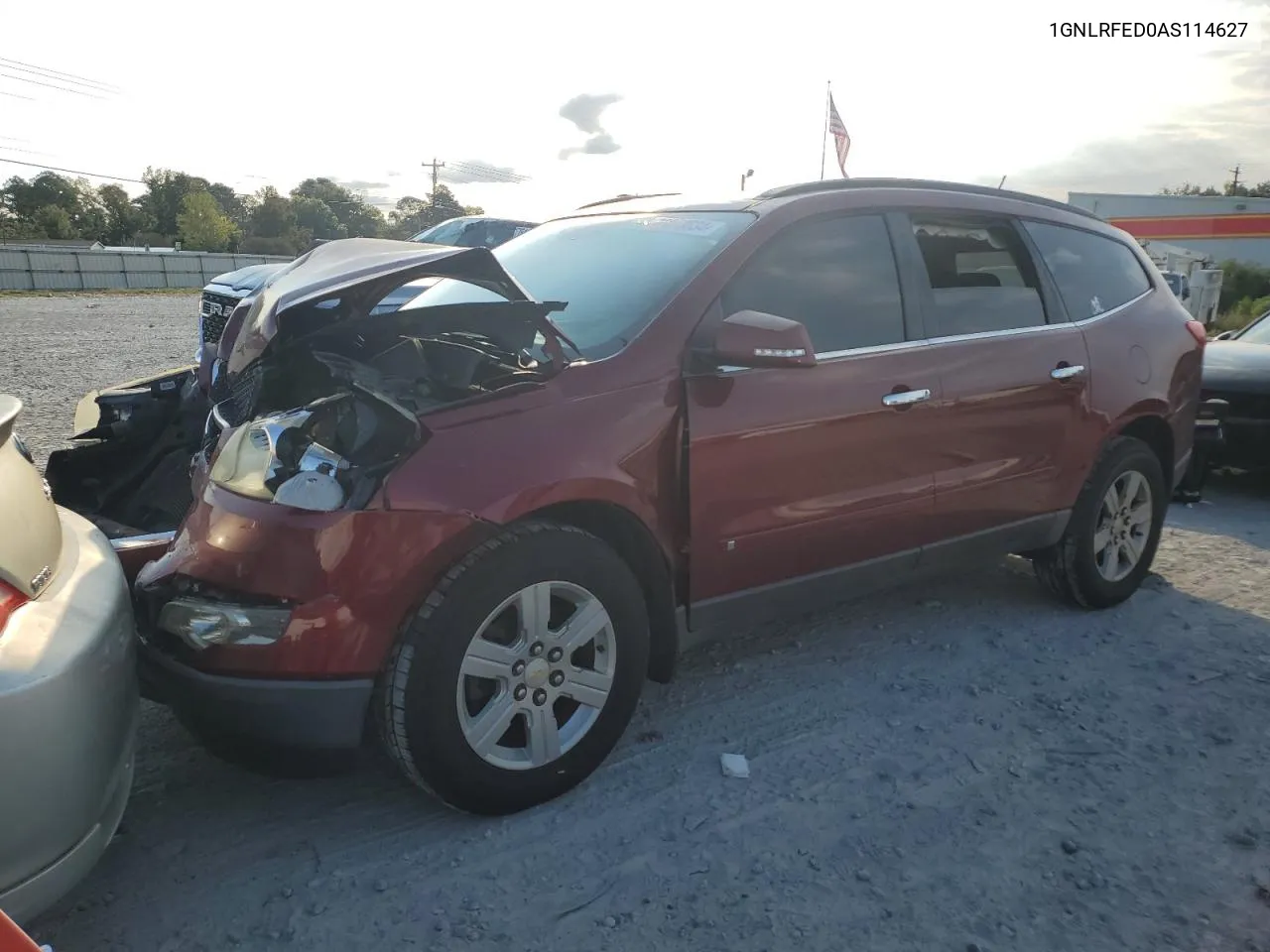 2010 Chevrolet Traverse Lt VIN: 1GNLRFED0AS114627 Lot: 76003634