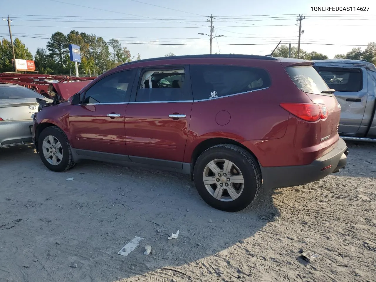 2010 Chevrolet Traverse Lt VIN: 1GNLRFED0AS114627 Lot: 76003634