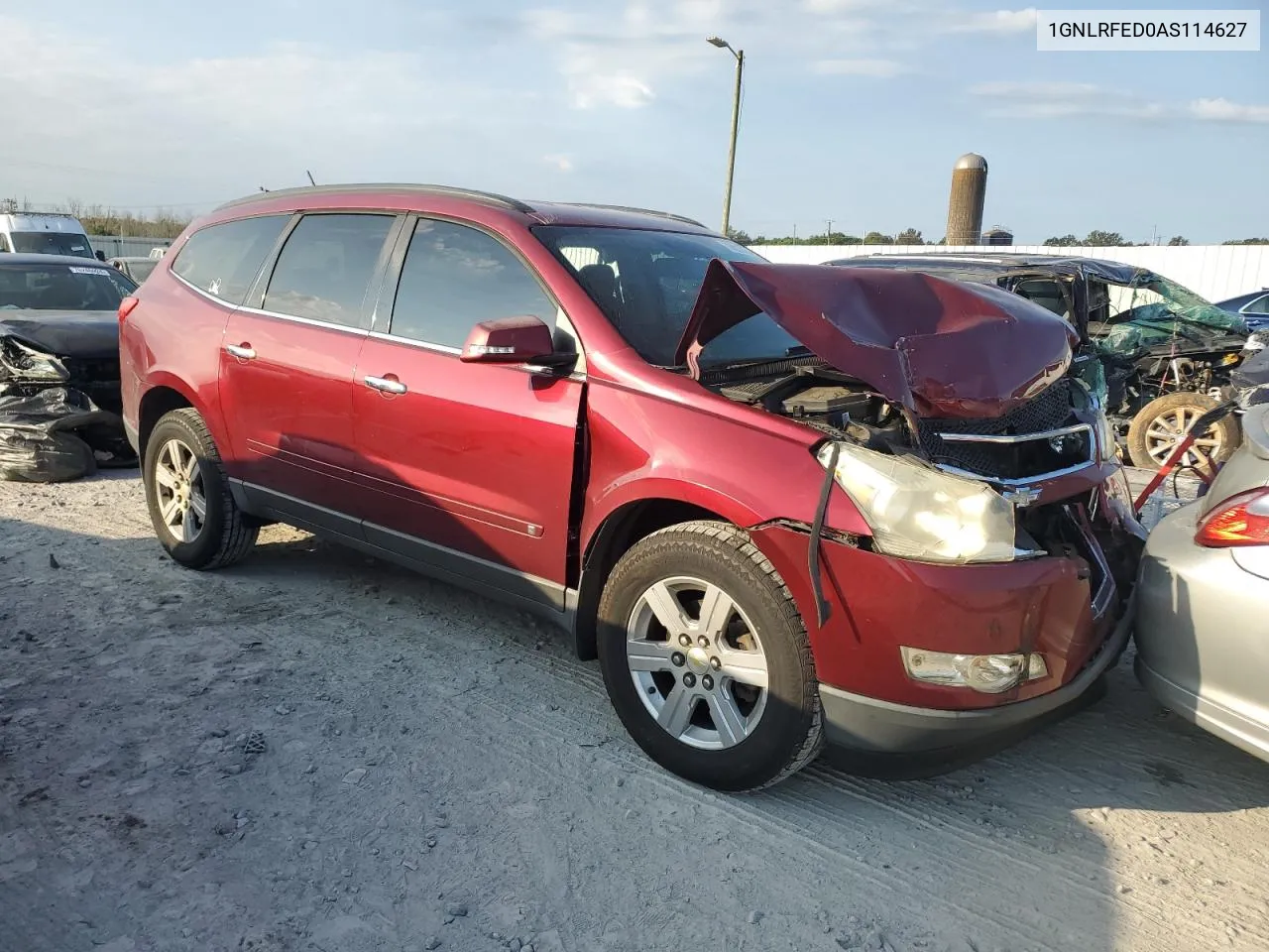 2010 Chevrolet Traverse Lt VIN: 1GNLRFED0AS114627 Lot: 76003634