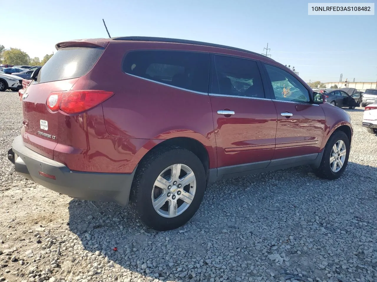 2010 Chevrolet Traverse Lt VIN: 1GNLRFED3AS108482 Lot: 76351224