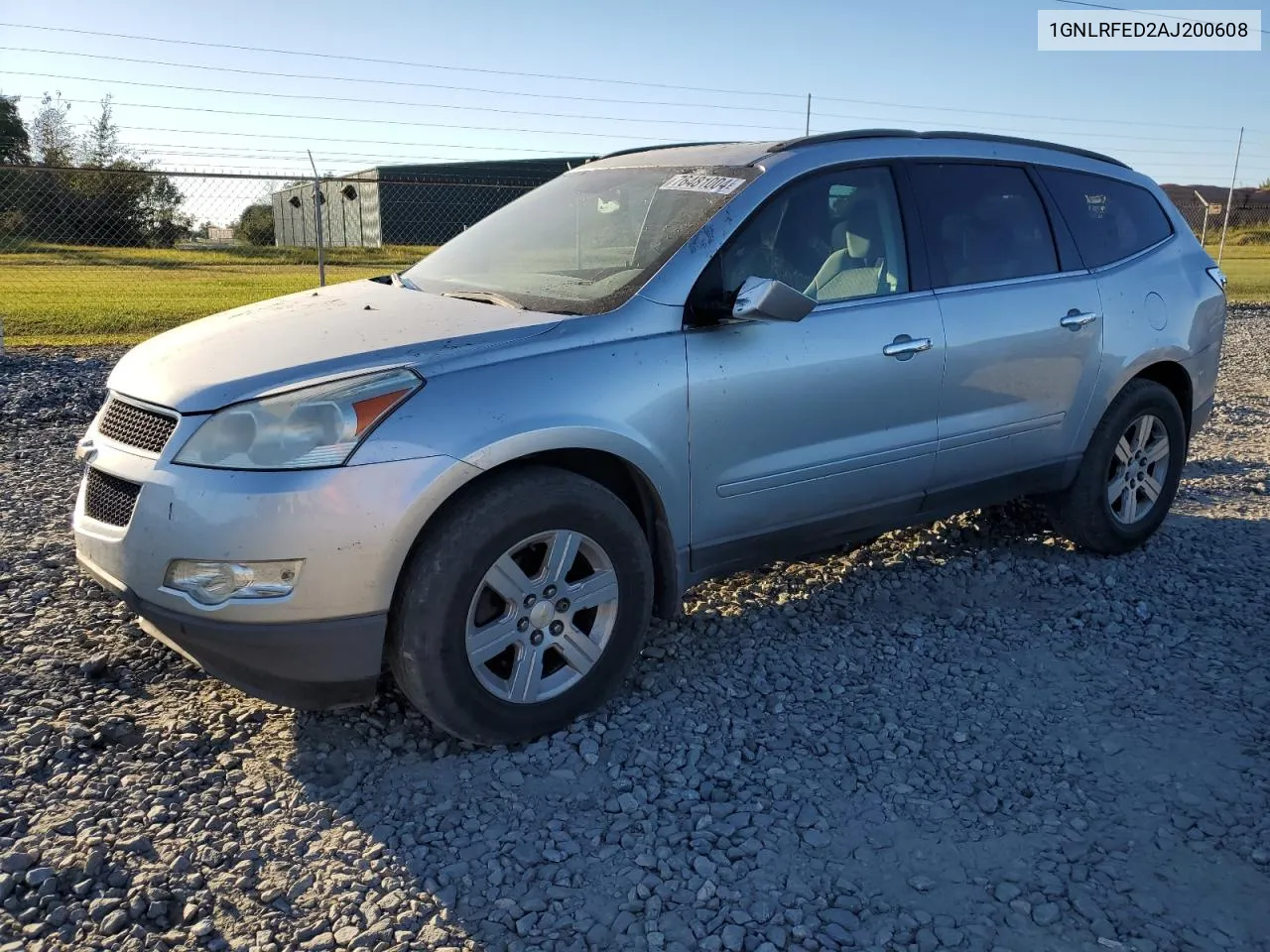 2010 Chevrolet Traverse Lt VIN: 1GNLRFED2AJ200608 Lot: 76481004