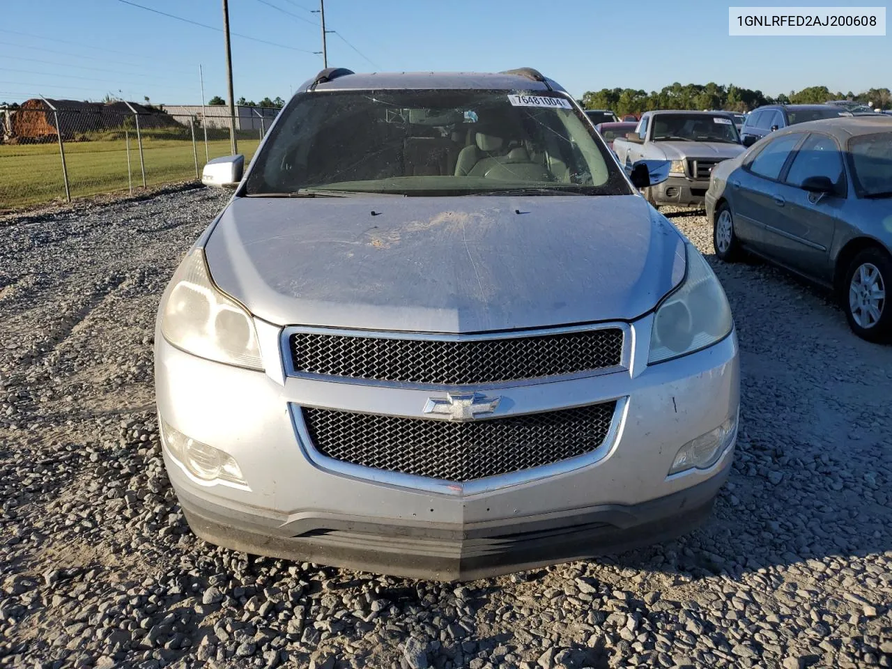 2010 Chevrolet Traverse Lt VIN: 1GNLRFED2AJ200608 Lot: 76481004