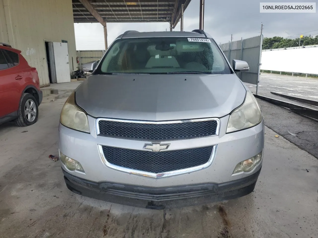 2010 Chevrolet Traverse Lt VIN: 1GNLRGED5AJ202665 Lot: 76801414