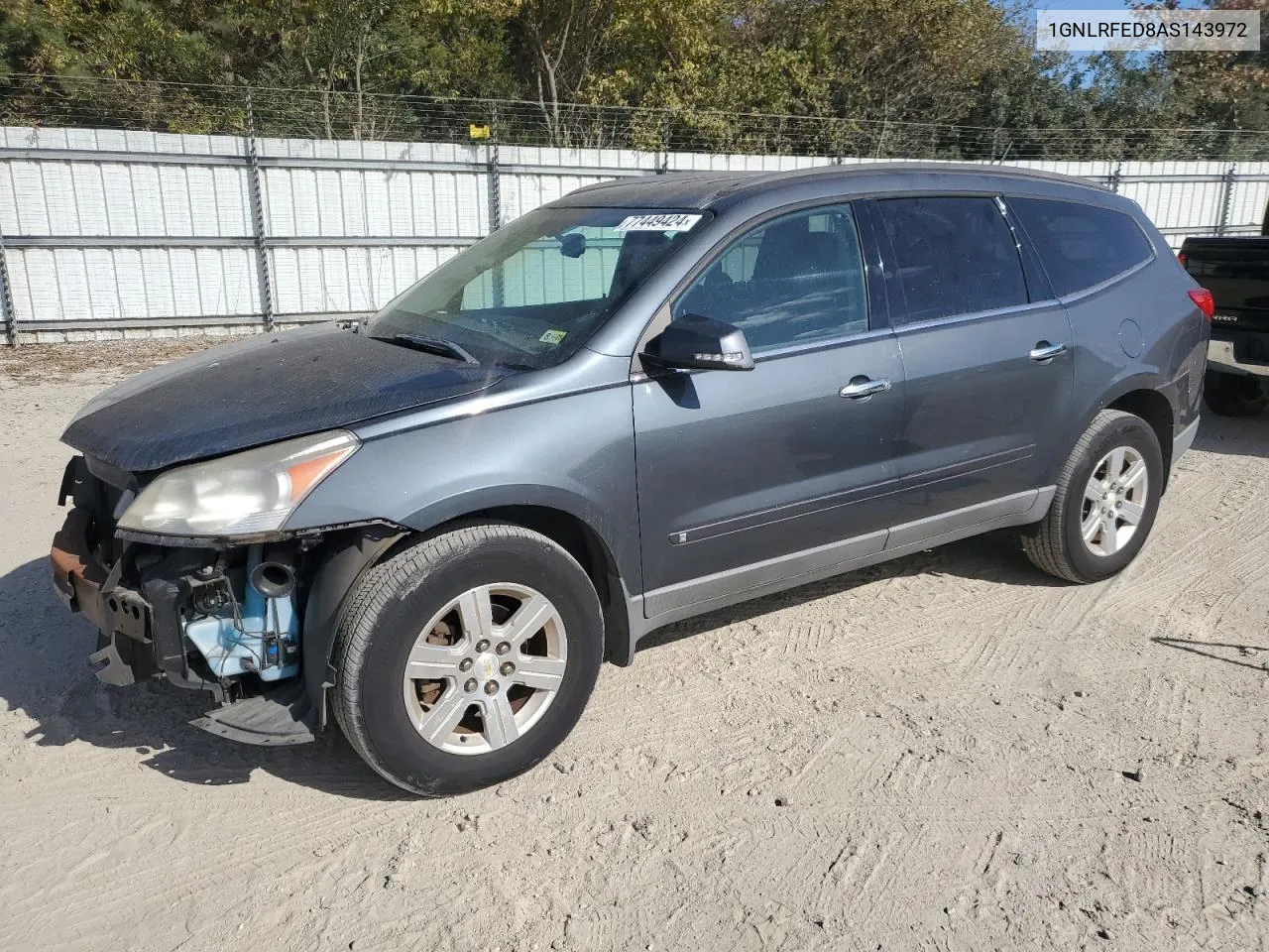 2010 Chevrolet Traverse Lt VIN: 1GNLRFED8AS143972 Lot: 77449424