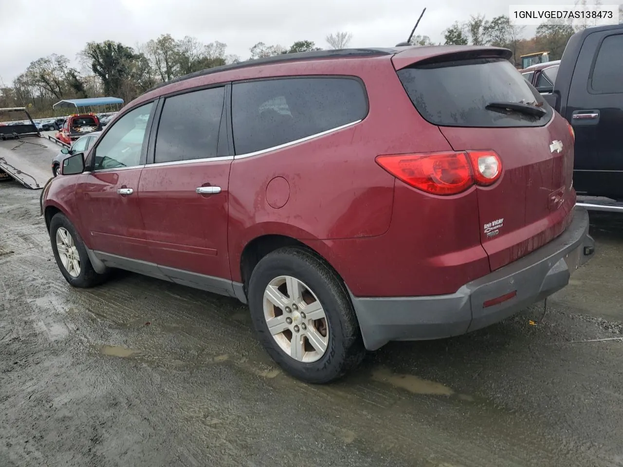 2010 Chevrolet Traverse Lt VIN: 1GNLVGED7AS138473 Lot: 78363114