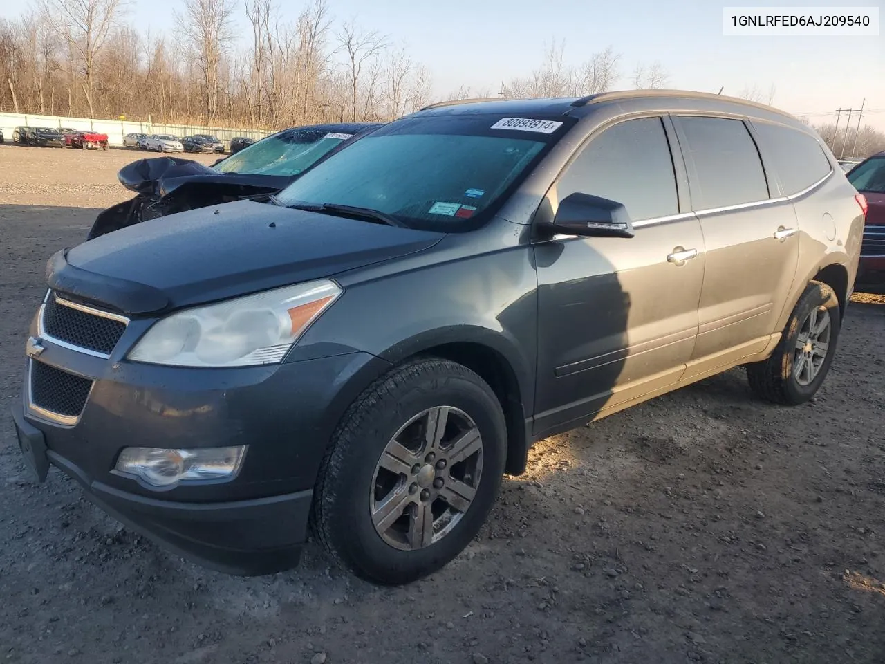 2010 Chevrolet Traverse Lt VIN: 1GNLRFED6AJ209540 Lot: 80893914