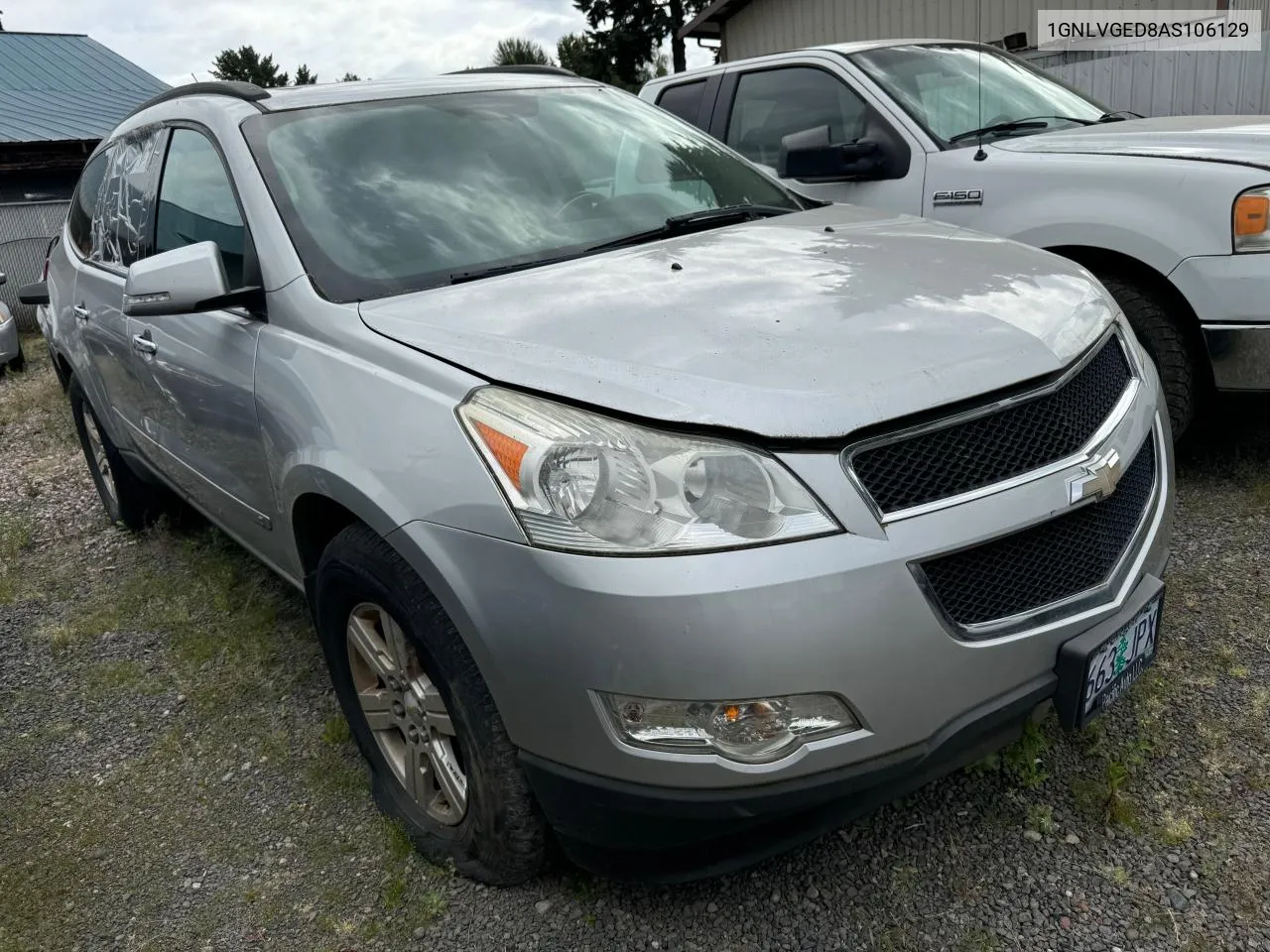 2010 Chevrolet Traverse Lt VIN: 1GNLVGED8AS106129 Lot: 81202154