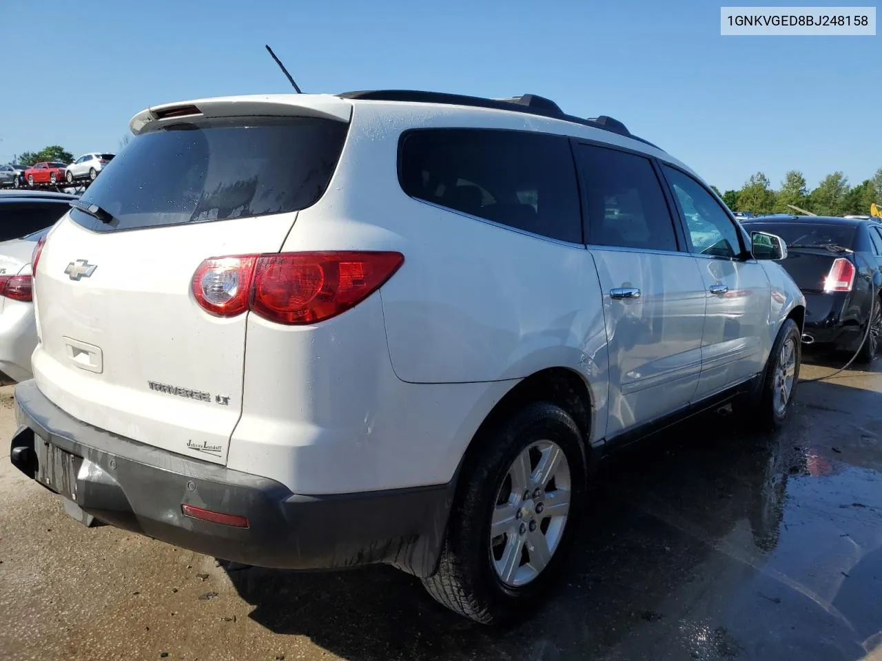 2011 Chevrolet Traverse Lt VIN: 1GNKVGED8BJ248158 Lot: 53509524