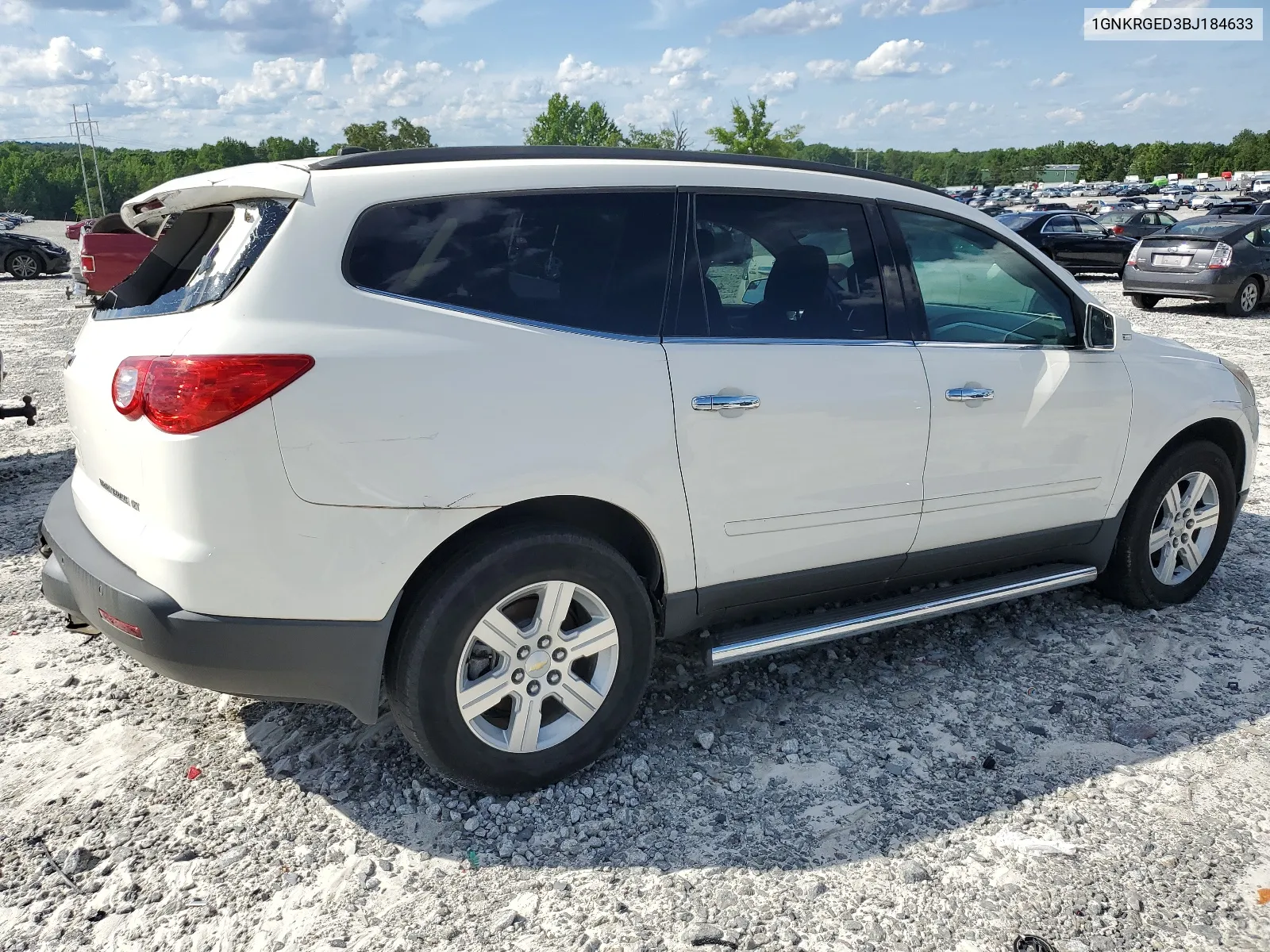 1GNKRGED3BJ184633 2011 Chevrolet Traverse Lt