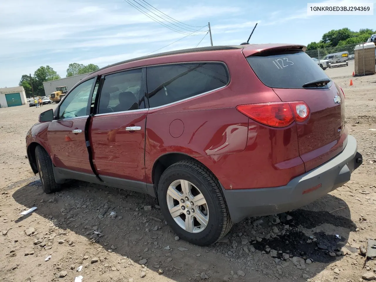 2011 Chevrolet Traverse Lt VIN: 1GNKRGED3BJ294369 Lot: 57582084