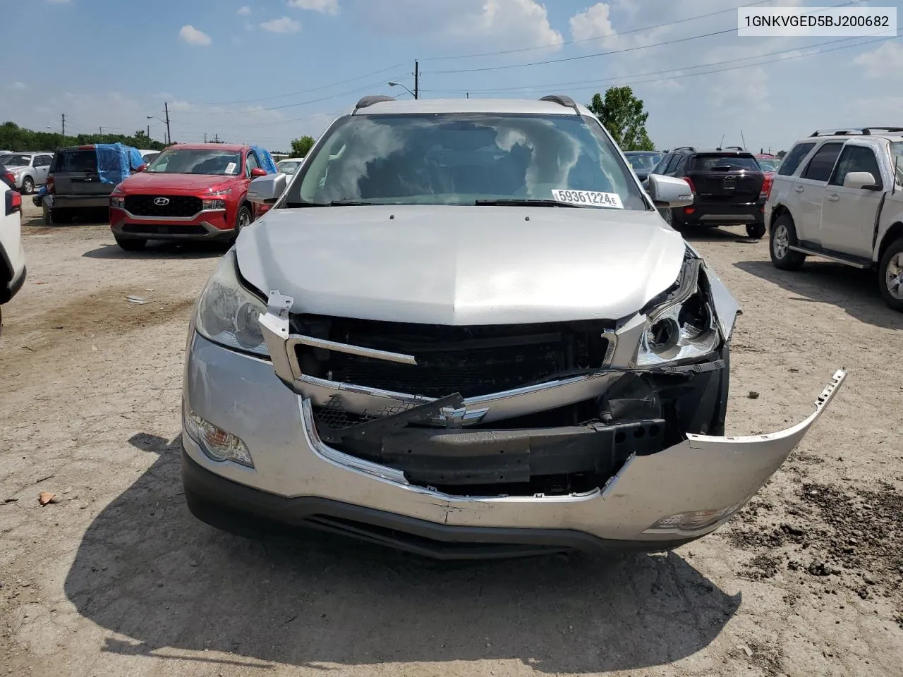 2011 Chevrolet Traverse Lt VIN: 1GNKVGED5BJ200682 Lot: 59361224