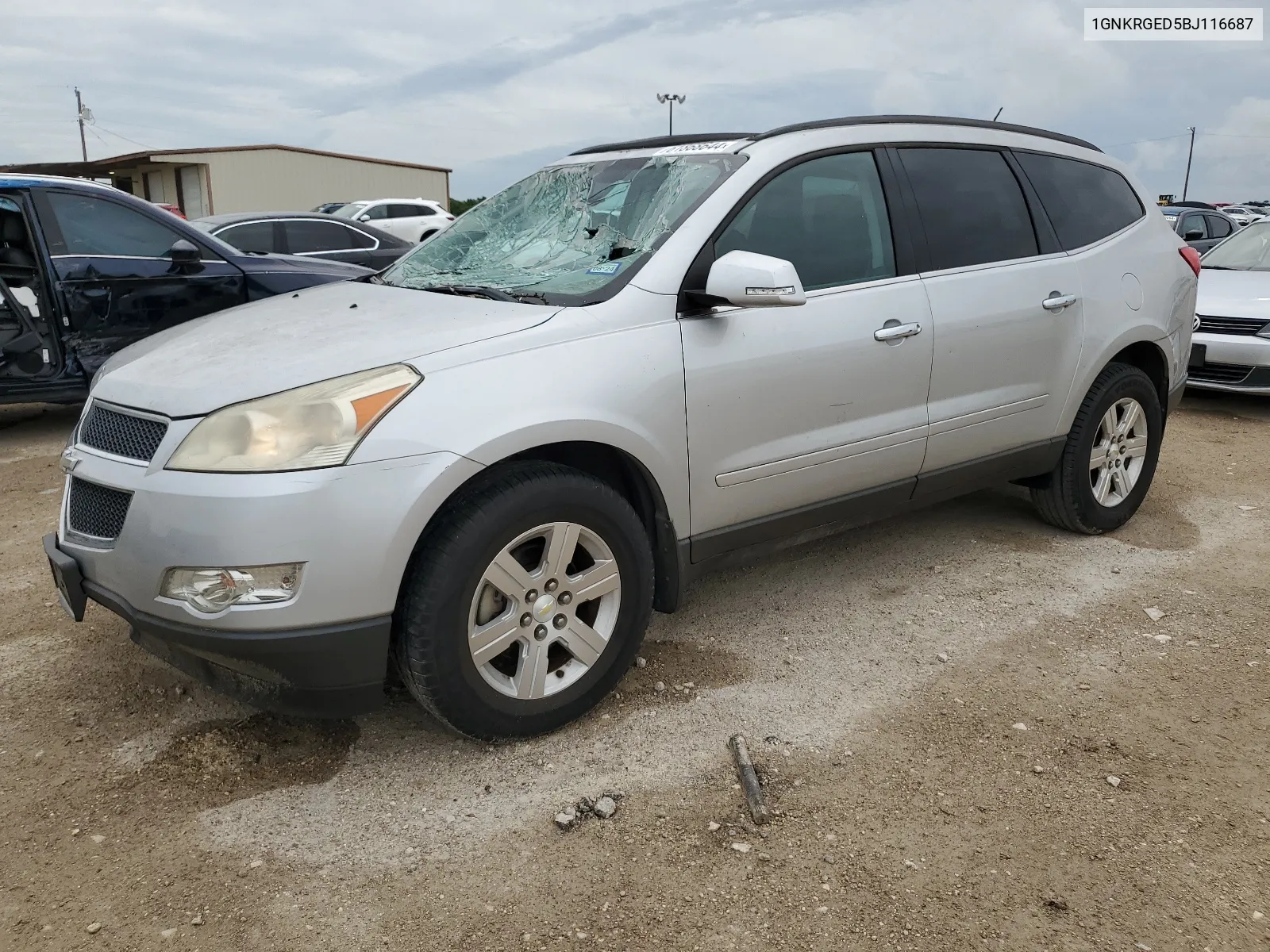 2011 Chevrolet Traverse Lt VIN: 1GNKRGED5BJ116687 Lot: 61868644