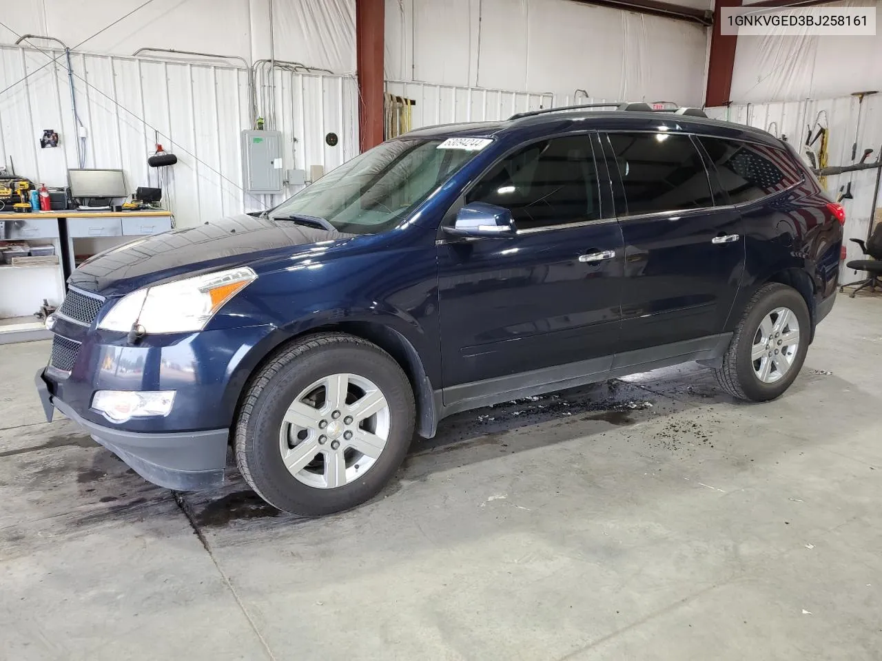 2011 Chevrolet Traverse Lt VIN: 1GNKVGED3BJ258161 Lot: 63094244