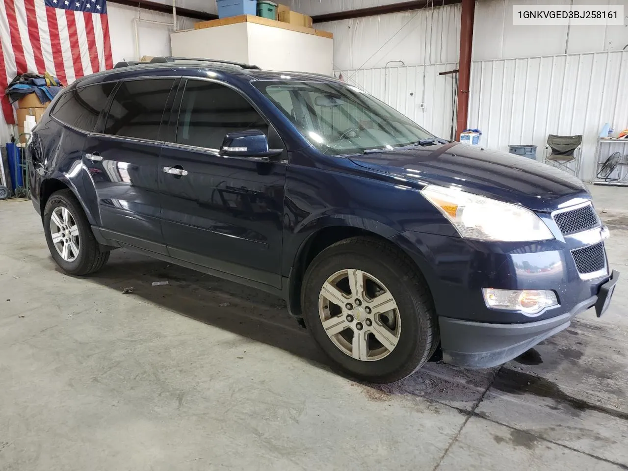 2011 Chevrolet Traverse Lt VIN: 1GNKVGED3BJ258161 Lot: 63094244