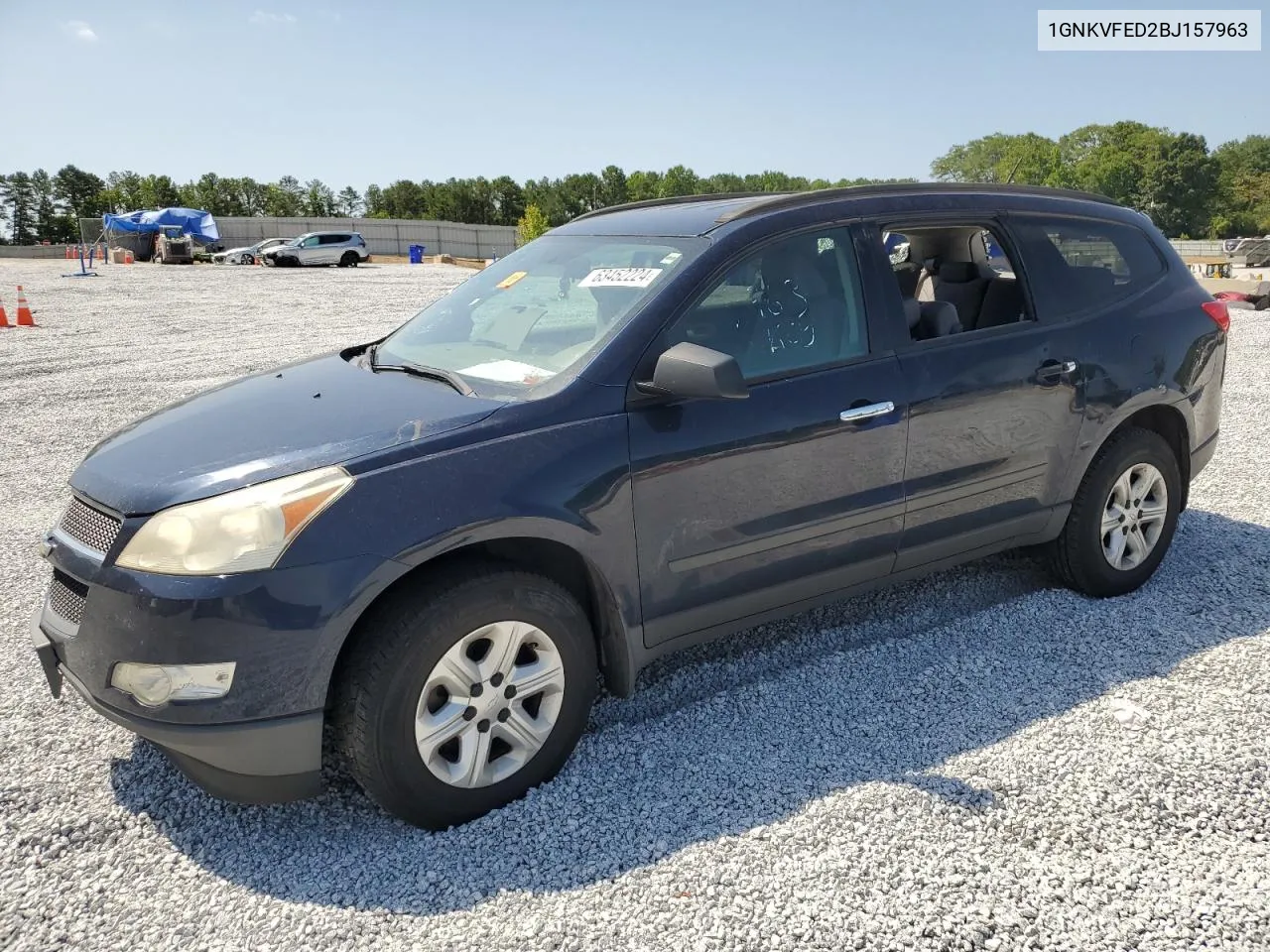 1GNKVFED2BJ157963 2011 Chevrolet Traverse Ls