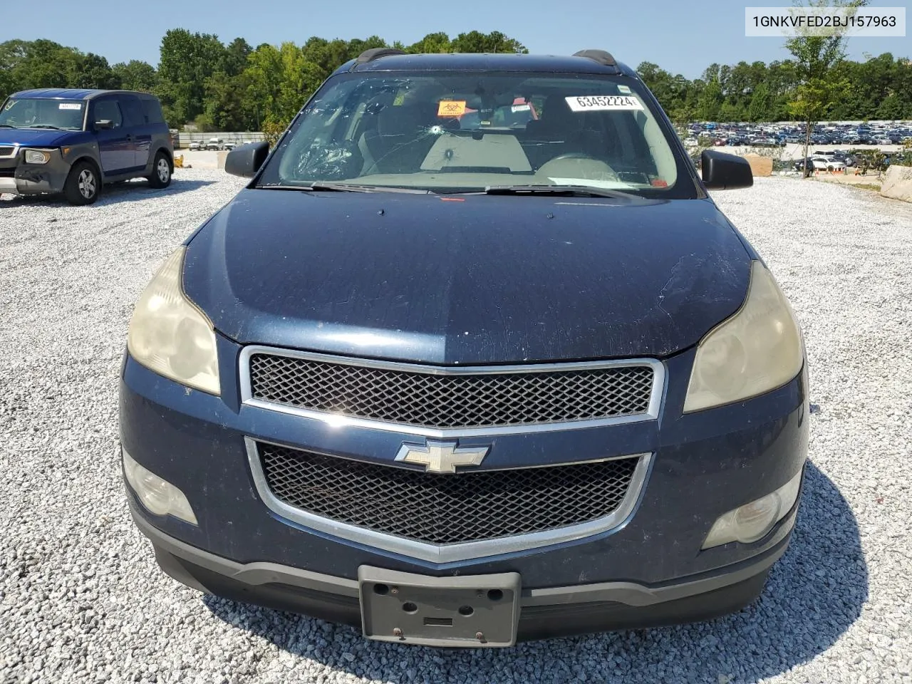 1GNKVFED2BJ157963 2011 Chevrolet Traverse Ls