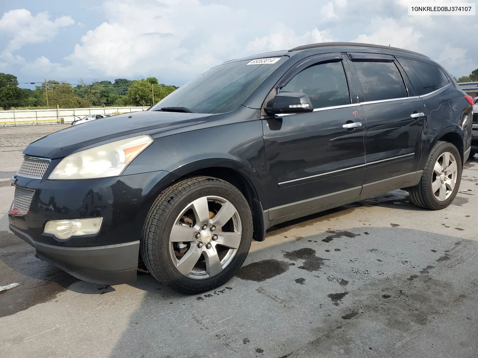 2011 Chevrolet Traverse Ltz VIN: 1GNKRLED0BJ374107 Lot: 65063014