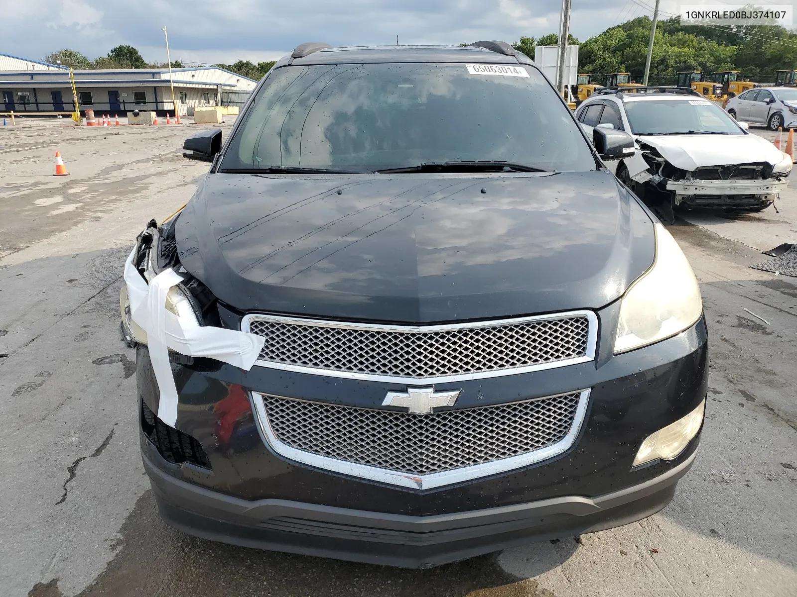 2011 Chevrolet Traverse Ltz VIN: 1GNKRLED0BJ374107 Lot: 65063014