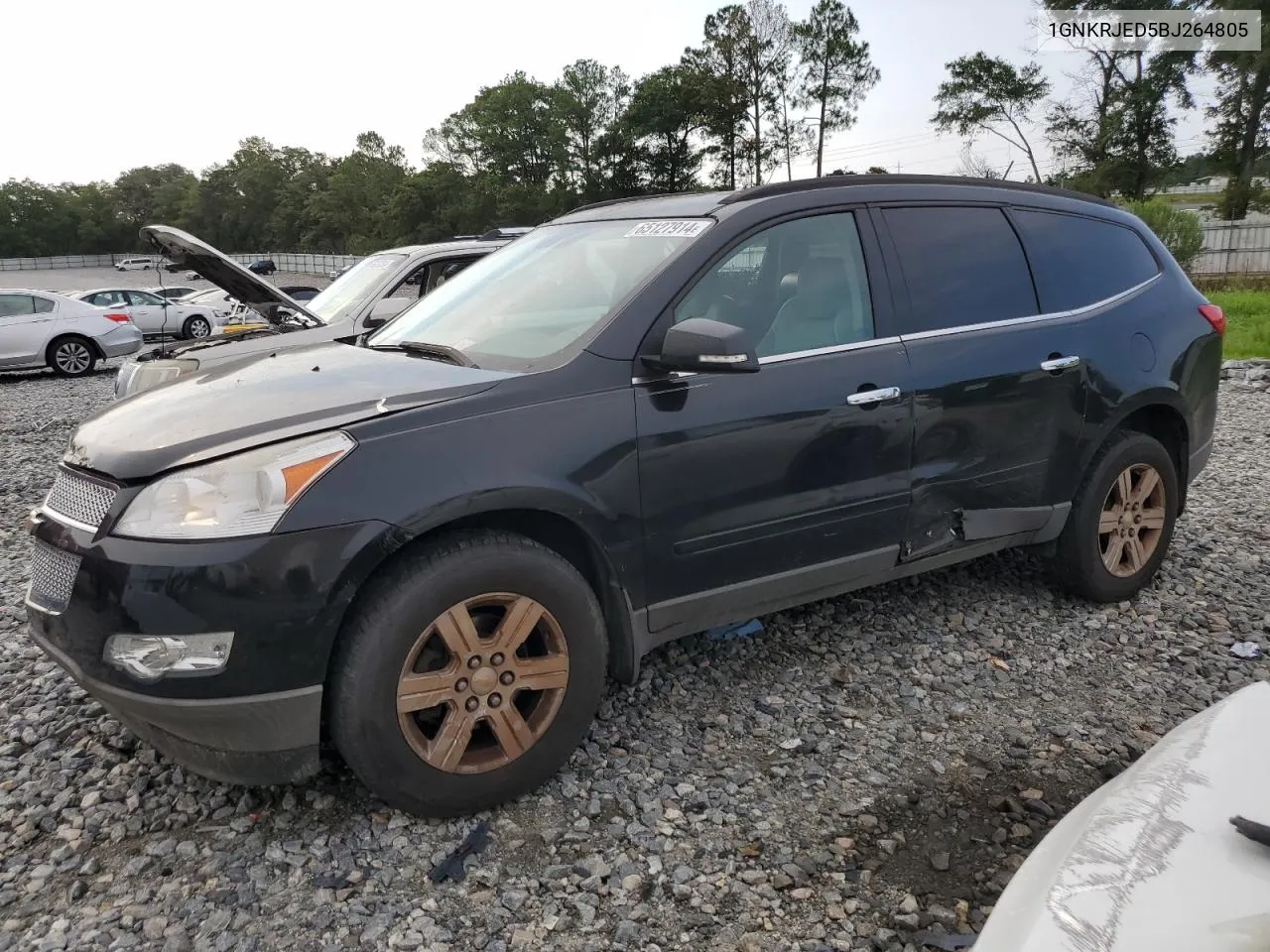 2011 Chevrolet Traverse Lt VIN: 1GNKRJED5BJ264805 Lot: 65127914