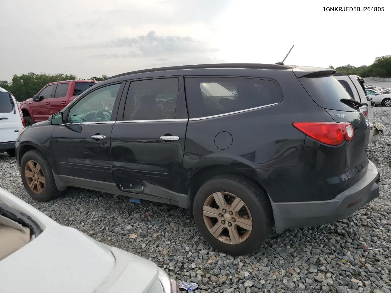 1GNKRJED5BJ264805 2011 Chevrolet Traverse Lt