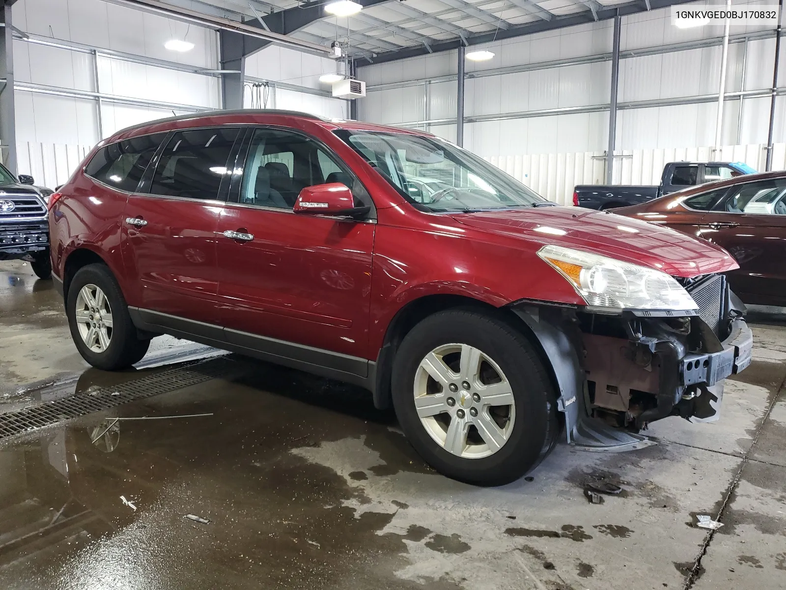 2011 Chevrolet Traverse Lt VIN: 1GNKVGED0BJ170832 Lot: 67531224