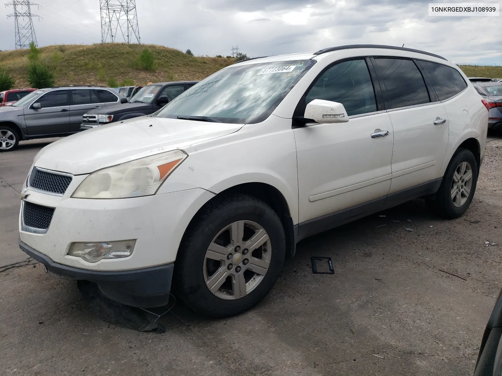 1GNKRGEDXBJ108939 2011 Chevrolet Traverse Lt