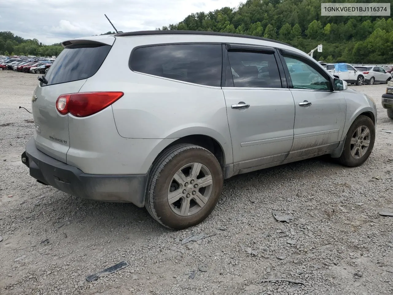 2011 Chevrolet Traverse Lt VIN: 1GNKVGED1BJ116374 Lot: 67885274