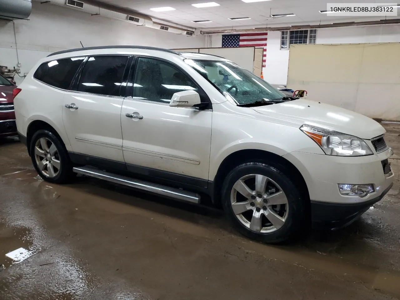 1GNKRLED8BJ383122 2011 Chevrolet Traverse Ltz