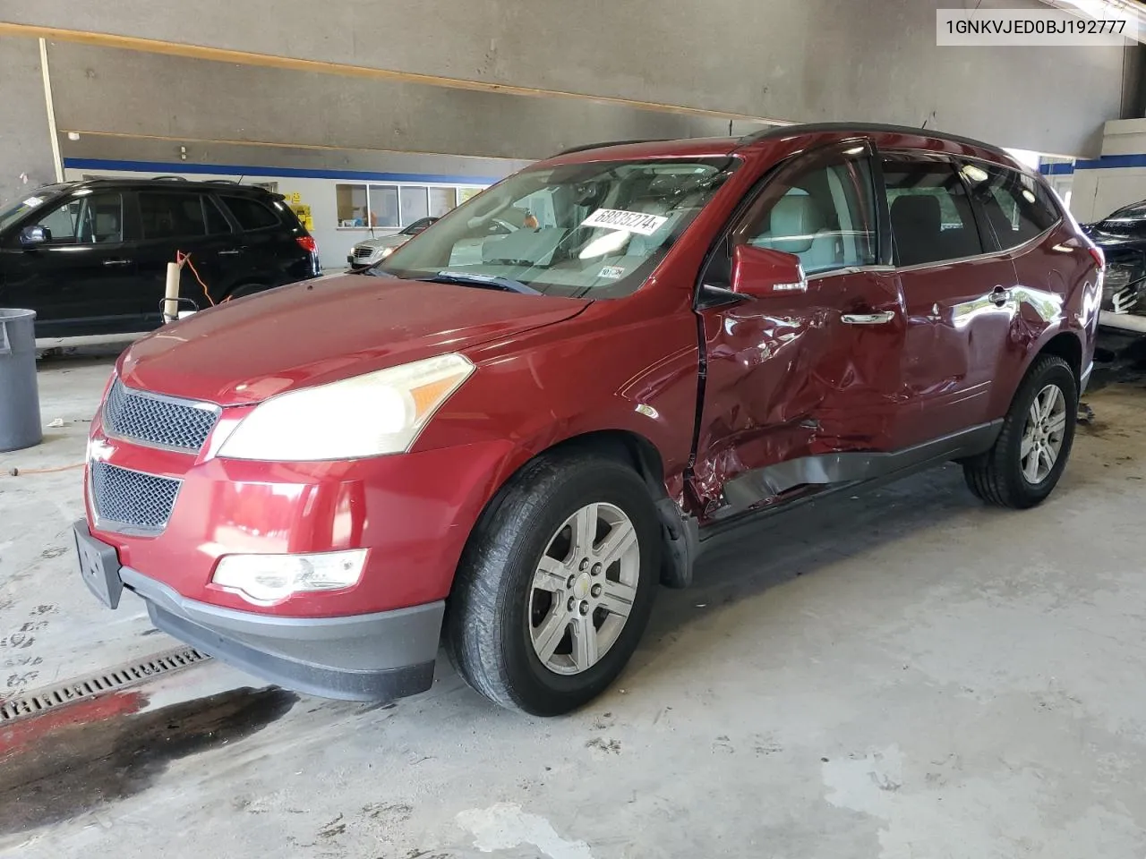 2011 Chevrolet Traverse Lt VIN: 1GNKVJED0BJ192777 Lot: 68835274