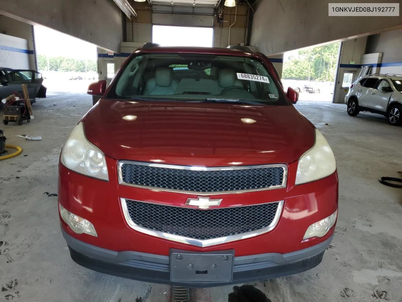 2011 Chevrolet Traverse Lt VIN: 1GNKVJED0BJ192777 Lot: 68835274